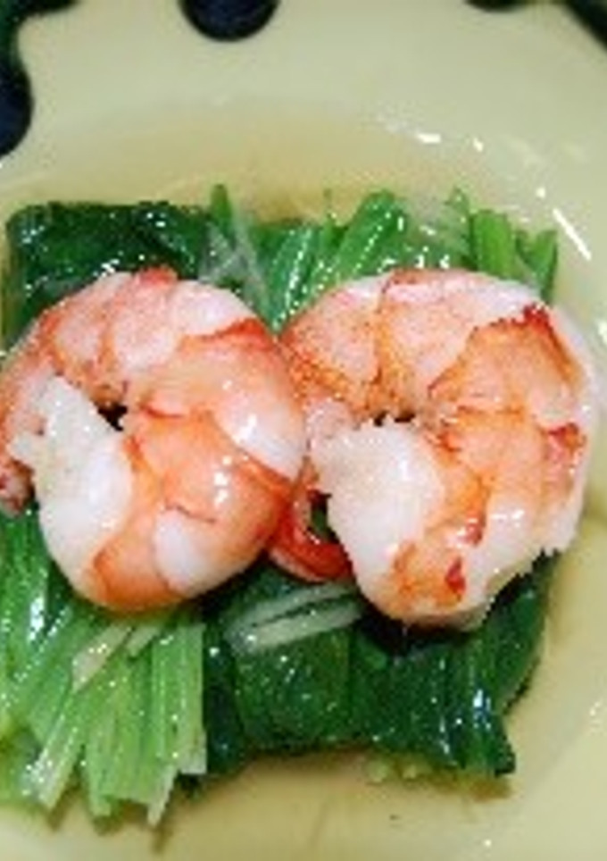 ほうれん草の海老しょうがあんかけ-レシピのメイン写真