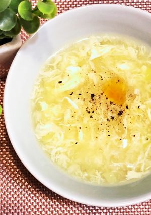 ネギ塩　卵スープ-レシピのメイン写真