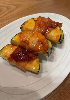簡単！ズッキーニの肉巻き-レシピのメイン写真