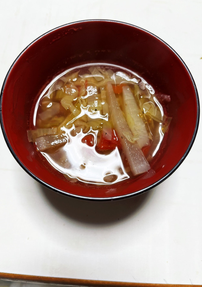 残り野菜の白だしスープ-レシピのメイン写真