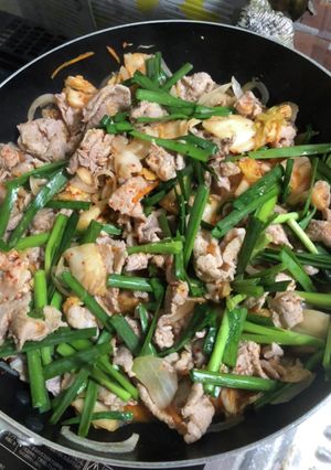 大学生男子が作る超簡単豚キムチ-レシピのメイン写真