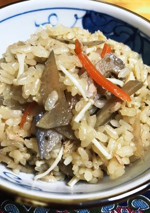 残りのきんぴらとツナの炊き込みご飯-レシピのメイン写真