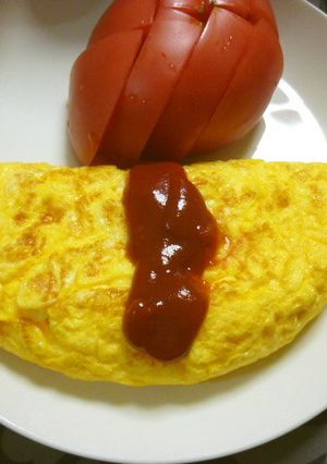 プレーンオムレツの作り方-レシピのメイン写真