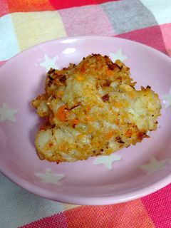 鶏ひき肉とはんぺん、野菜のつみれ揚げ-レシピのメイン写真