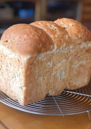 ふわっもちっプチッ!もち麦食パン-レシピのメイン写真