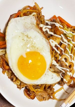 屋台の焼きそば超え？香ばしい焼きそば-レシピのメイン写真