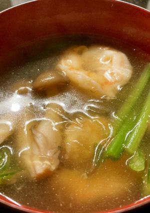 Komatsuna Soup-レシピのメイン写真
