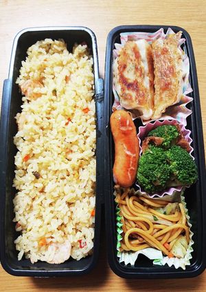 R4/6/22 えびピラフ弁当-レシピのメイン写真