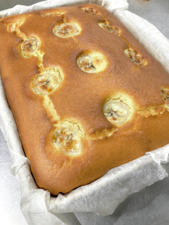 ホットケーキミックスでつくるバナナケーキ-レシピのメイン写真