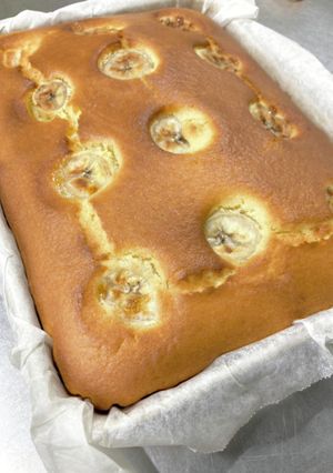 ホットケーキミックスでつくるバナナケーキ-レシピのメイン写真