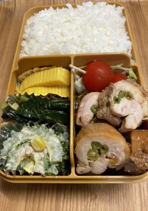 中1女子弁当アスメシ32照焼チキンロール-レシピのメイン写真