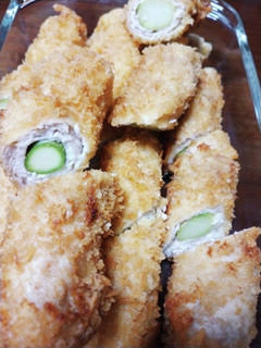 アスパラ豚カツ-レシピのメイン写真