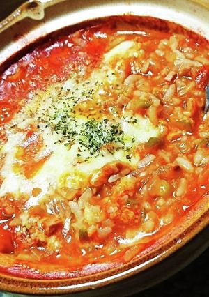 トマトジュースでリゾット-レシピのメイン写真