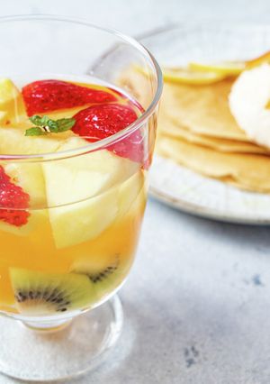 さっぱり！飲む果実酢でフルーツポンチ風-レシピのメイン写真