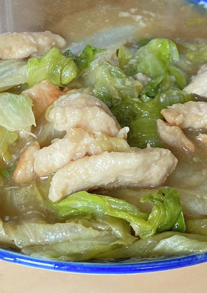 鶏むね肉とレタスの中華風炒め-レシピのメイン写真