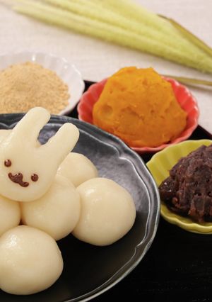 おうちで簡単！南瓜餡がおいしいお月見団子-レシピのメイン写真