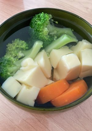 幼児向け!茹で野菜のすまし汁-レシピのメイン写真