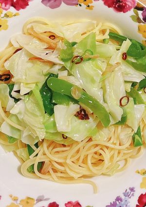 パスタ！野菜のペペロンチーノ-レシピのメイン写真