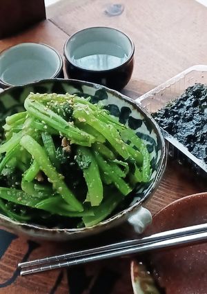 おうち居酒屋★おつまみ小松菜のナムル-レシピのメイン写真