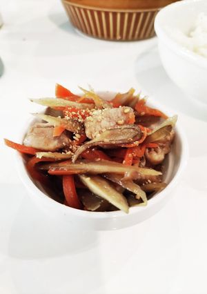 【レンジで簡単】ごぼうの甘辛煮-レシピのメイン写真