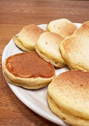 玉子どうふdeパンケーキ♡-レシピのメイン写真