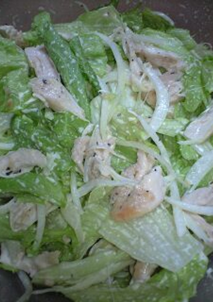 鶏ささみのにんにくマヨサラダ♪-レシピのメイン写真