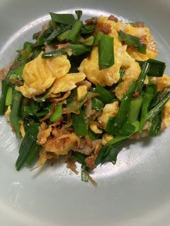 元気になる卵料理。マカとニラと卵の炒め物-レシピのメイン写真
