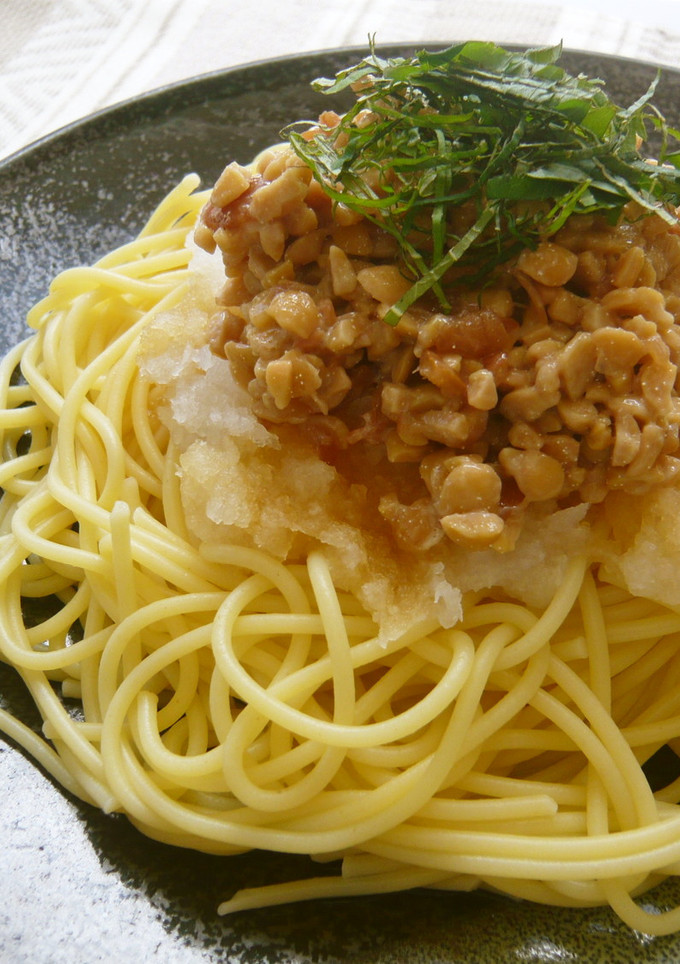 梅しそおろしでさっぱり！和風スパゲティ-レシピのメイン写真