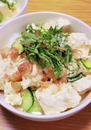豆腐でさっぱり冷や汁☆【魚なし】-レシピのメイン写真