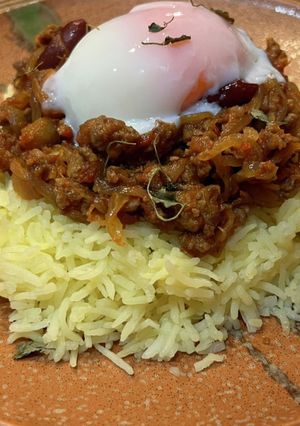ミックスビーンズと豚ミンチのキーマカレー-レシピのメイン写真
