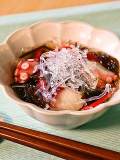 プチプチとタコのもずく和え-レシピのメイン写真