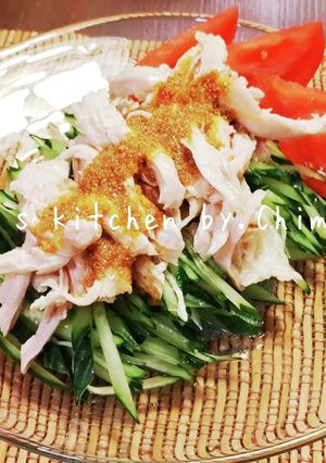 簡単☆ふっくら鶏むね肉の棒棒鶏-レシピのメイン写真