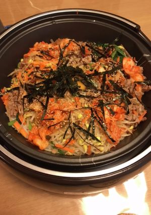 ホットプレートの石焼風ビビンバ-レシピのメイン写真