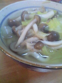 生姜で暖か~いうどん-レシピのメイン写真