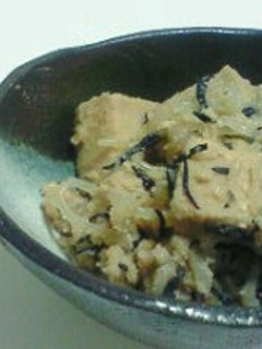 ひじきと高野豆腐の煮付け-レシピのメイン写真
