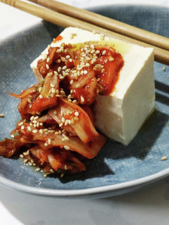 キムチの冷奴-レシピのメイン写真