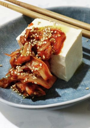 キムチの冷奴-レシピのメイン写真