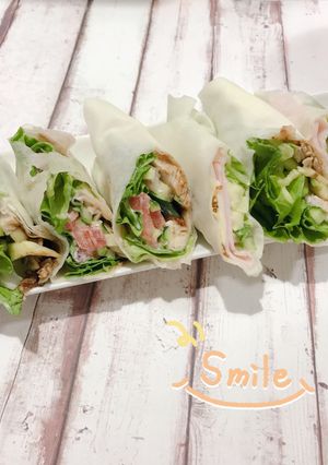 ズッキーニの生春巻き♥-レシピのメイン写真