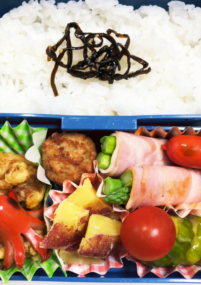 中学生と小学生のお弁当　　-レシピのメイン写真