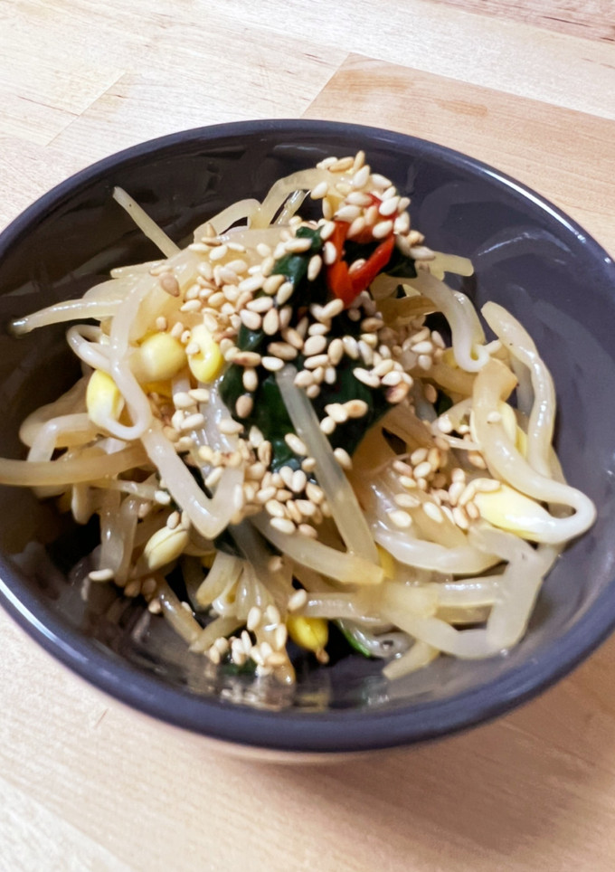 こりこりっ☆豆もやしとほうれん草のナムル-レシピのメイン写真