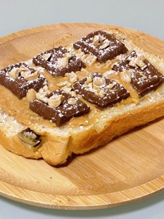 ピーナッツバター&チョコの幸せトースト-レシピのメイン写真
