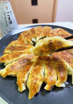 下味しっかり☆今回は、小判でシソ餃子!-レシピのメイン写真