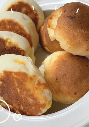 フライパンでもトースターでも！米粉パン♡-レシピのメイン写真