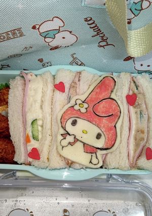 マイメロちゃん弁当～♪-レシピのメイン写真
