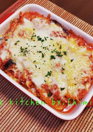 ズッキーニとなすのミートソースグラタン☆-レシピのメイン写真
