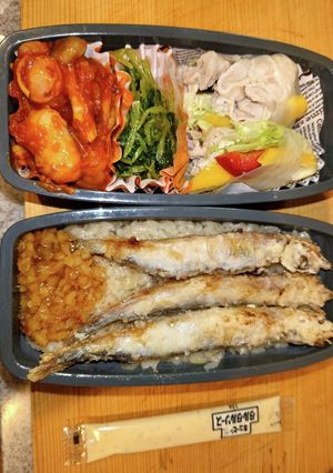 ししゃも　豚しゃぶ生春巻　アサリごはん　-レシピのメイン写真