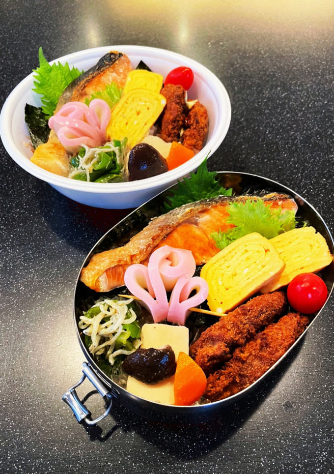 高校生弁当　のり弁海　2022 6月23-レシピのメイン写真