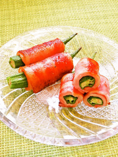 ☺お弁当に☆簡単♪オクラのベーコン巻き☺-レシピのメイン写真