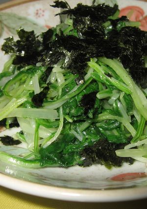 簡単!!　シャキシャキ水菜のおひたし-レシピのメイン写真