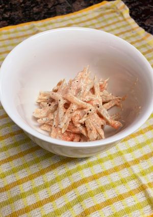 サラダごぼうのめんたいマヨサラダ-レシピのメイン写真
